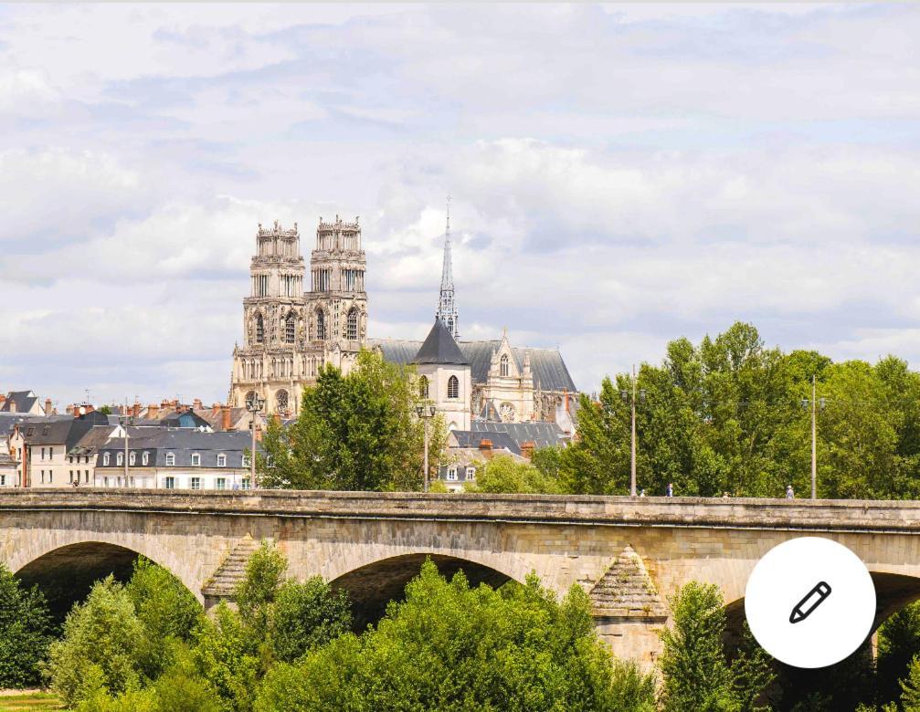 Cosy Loire, T2 Neuf, Front De Loire ,Vue Cathedrale,5Min A Pied Centre Ville Et Parking Prive Орлеан Екстериор снимка